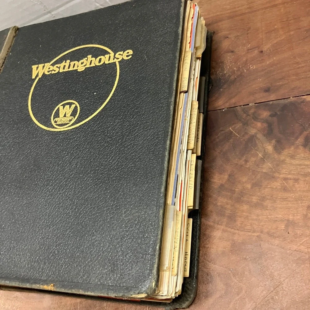 Westinghouse Vintage Tool Catalogs Binder 1952-1953 Industrial Collectible